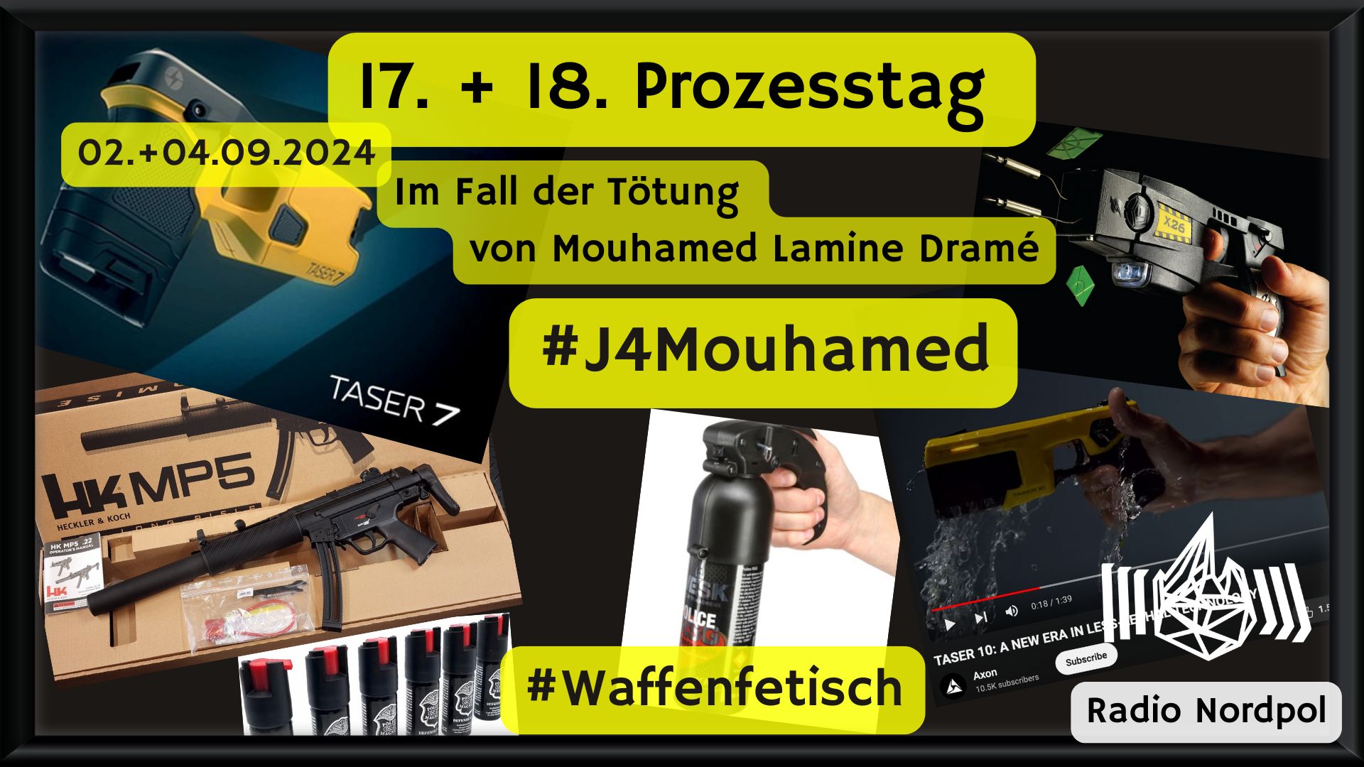 17. & 18. Prozesstag im Fall der Tötung von Mouhamed Lamine Dramé