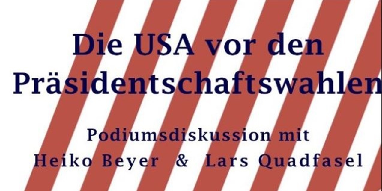 Doku: Die USA vor den Präsidentschaftswahlen – Podium mit Heiko Beyer & Lars Quadfasel