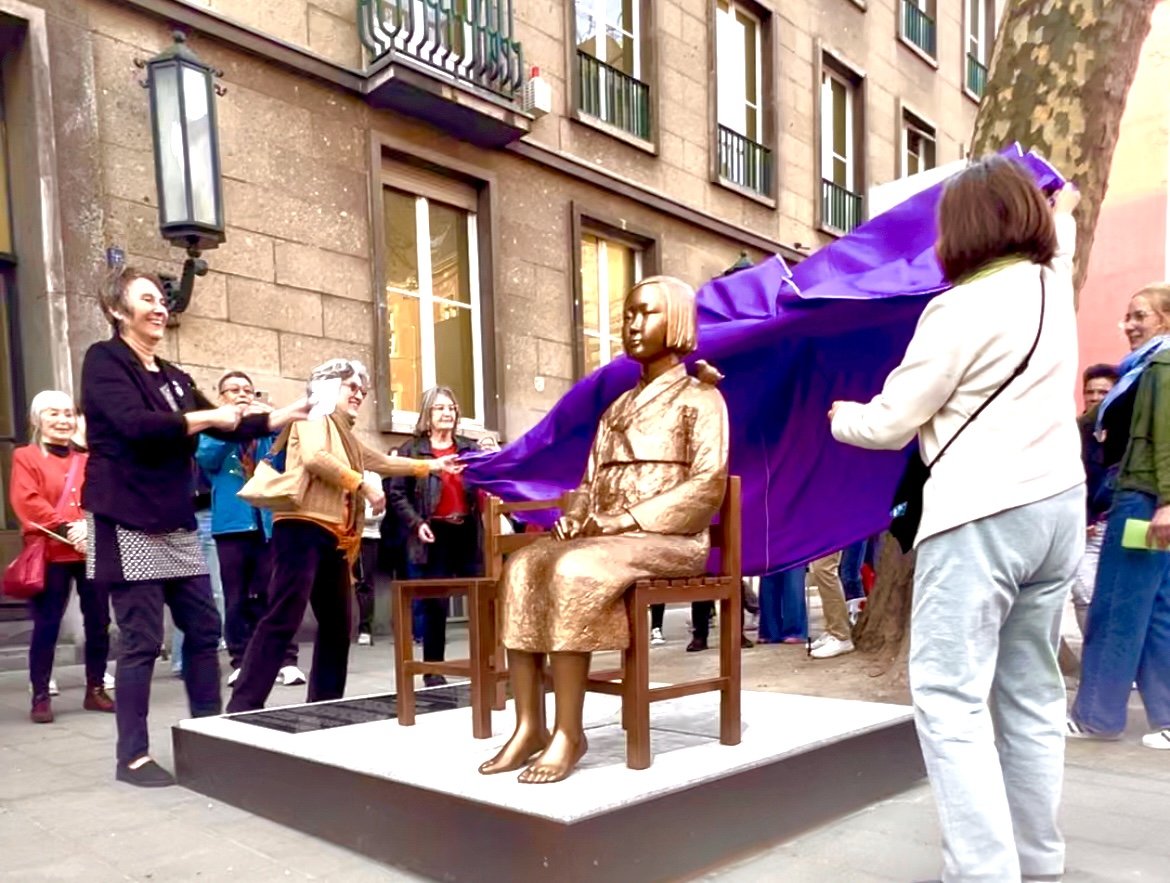 Kundgebung: Enthüllung der koreanischen Friedensstatue am 8.März 25 in Köln