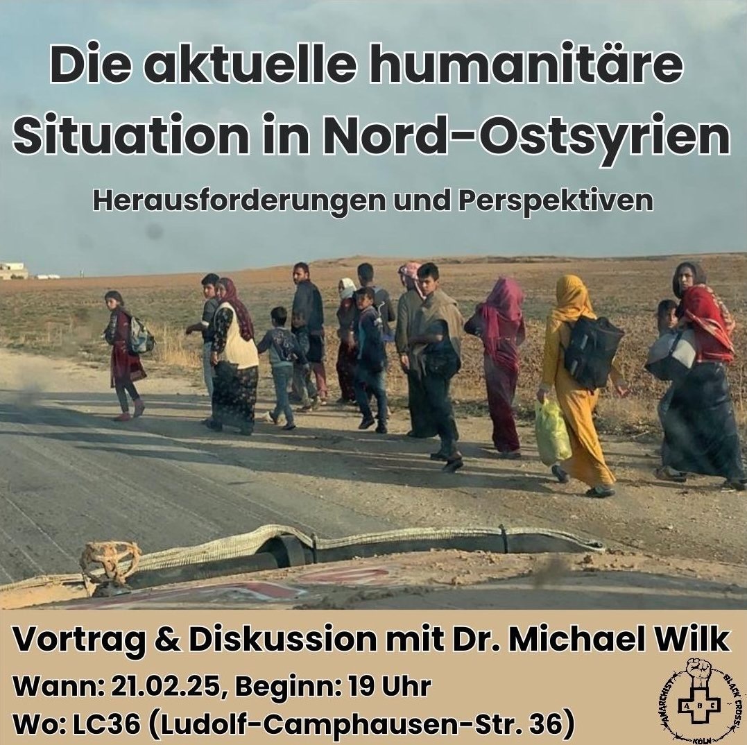 Doku: Vortrag – Die Situation in Nord-Ostsyrien vom 21.02.2025