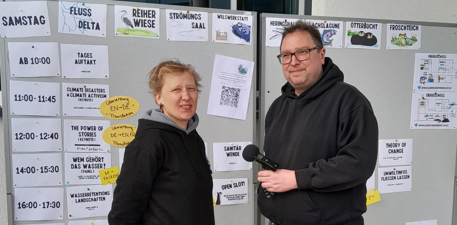 Wasserkonferenz: Interview mit der Grünen Liga zu Kohleabbau in der Lausitz under Flutung der Tagebauen