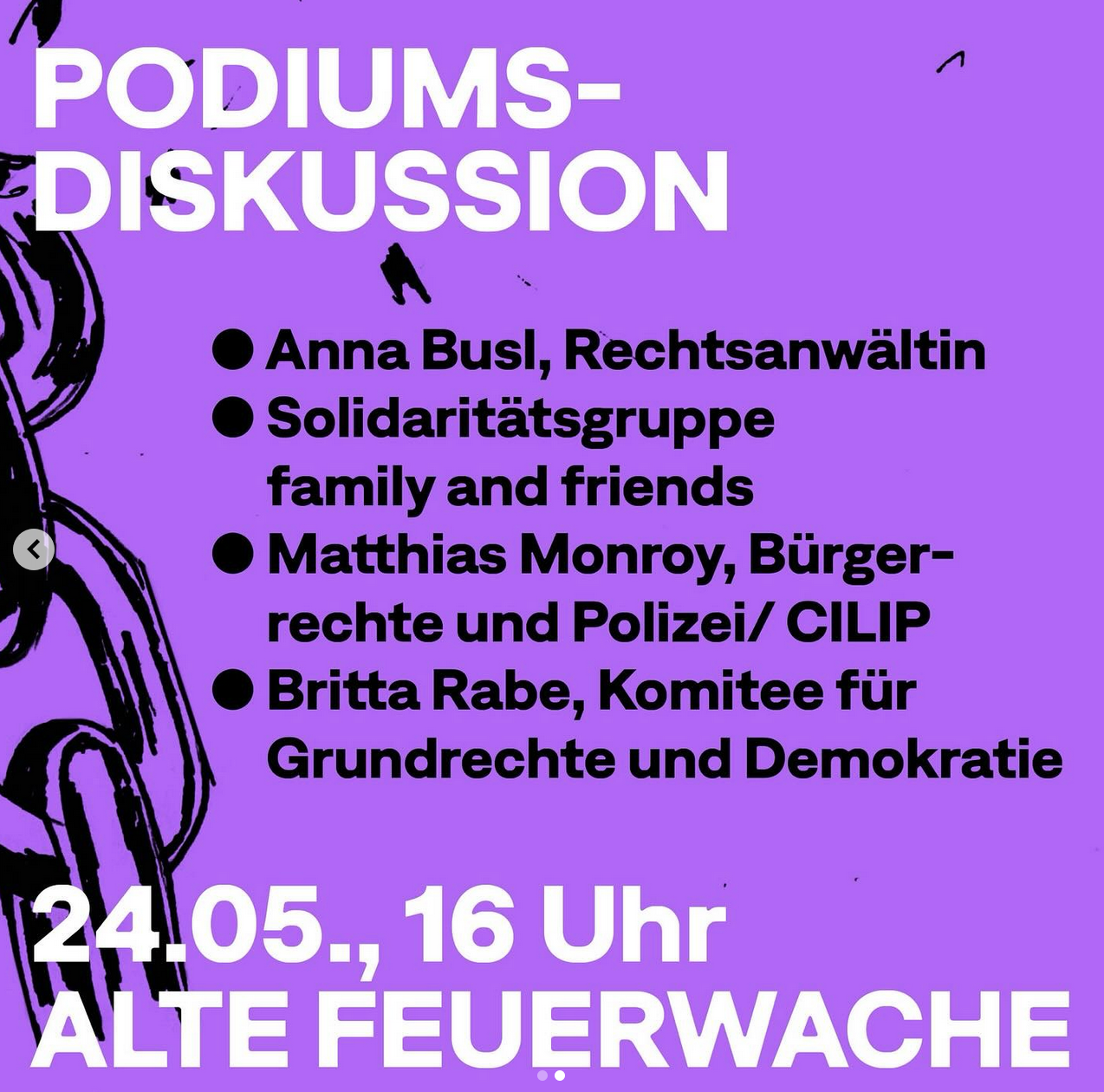 Doku: ANTIFASCHISMUS VERTEIDIGEN! Podiumsgespräch zur Kriminalisierung von Antifaschist*innen im Budapest-Komplex und darüber hinaus