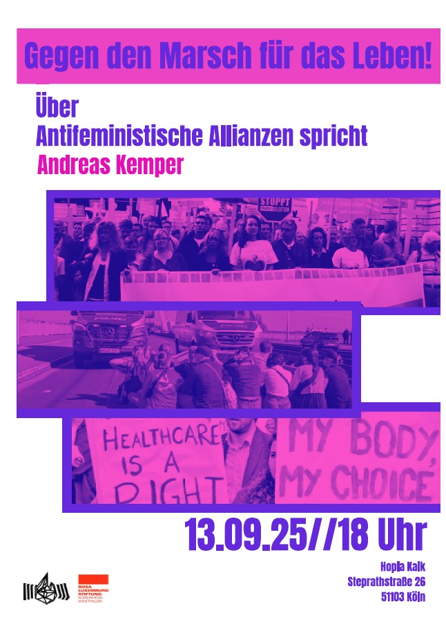 Gegen den Marsch für das Leben!