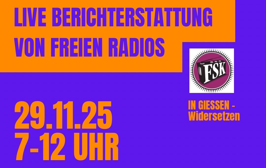 Liveberichterstattung aus Gießen am 29.11.2025